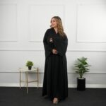 Abaya Nuit Intemporelle Noir