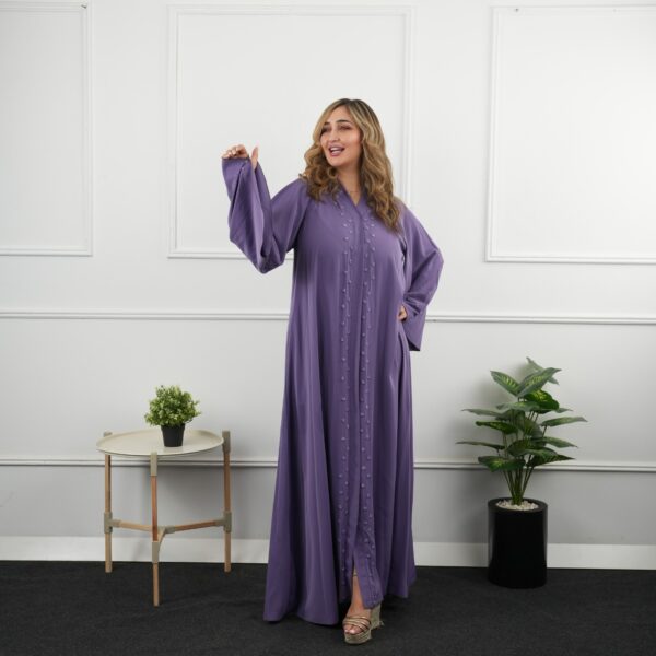 Abaya Nuit Intemporelle violet